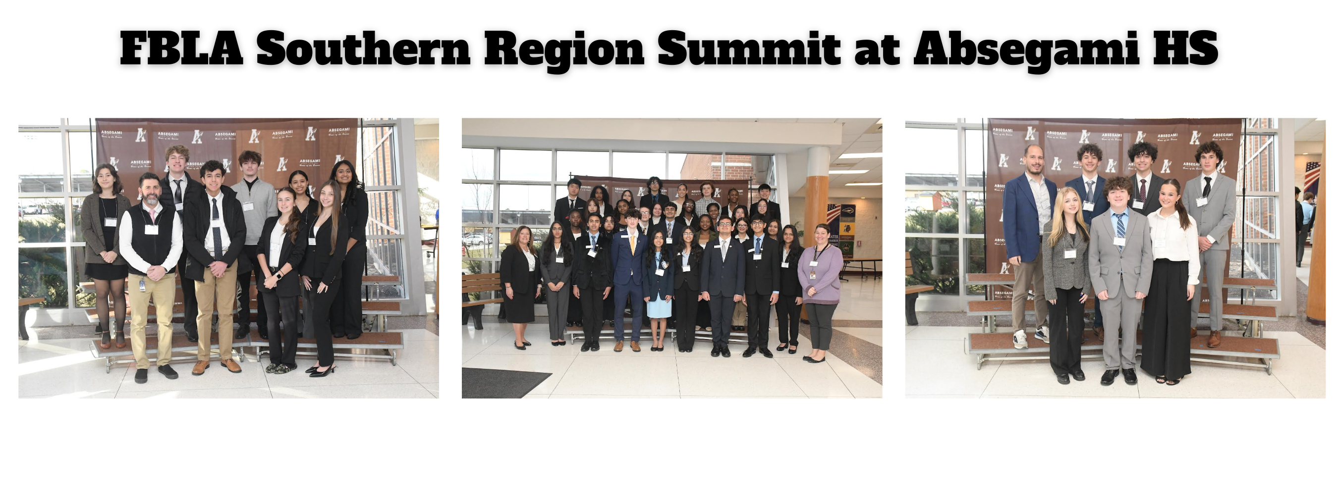 here were 12 chapters in attendance from all over Southern NJ, with 220+ students, advisers, chaperones and guests.