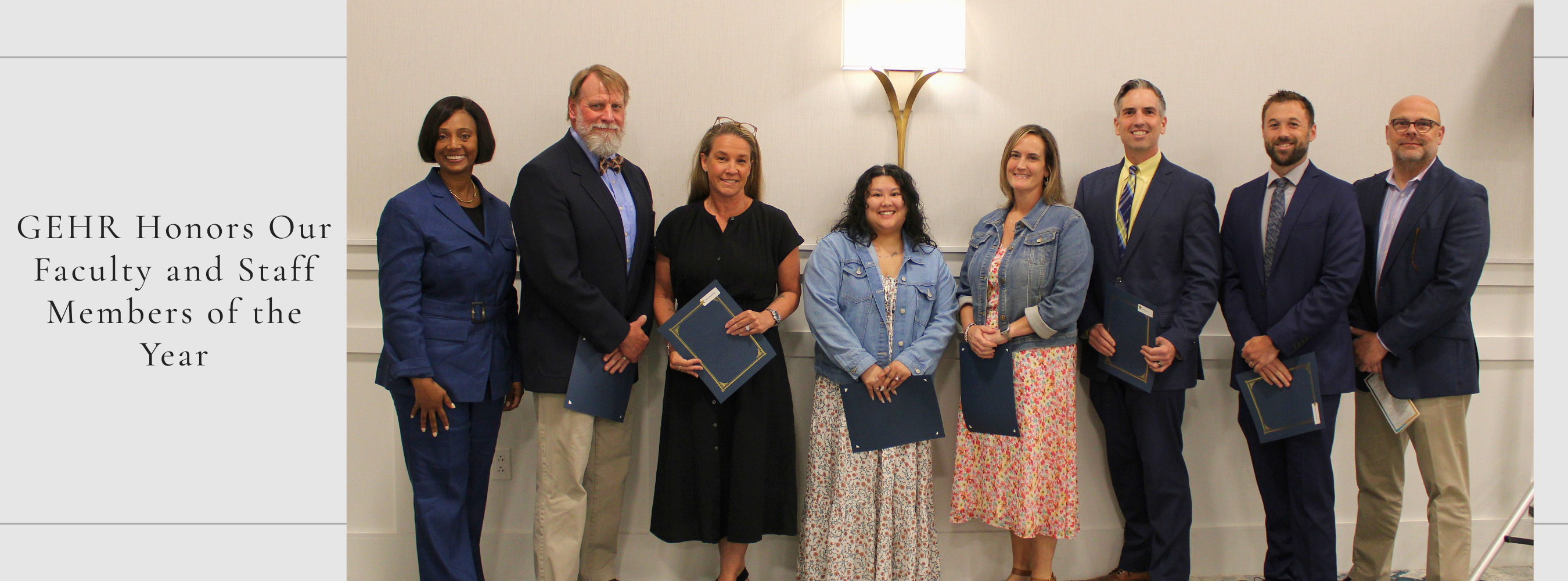 GEHR Honors Our Faculty and Staff Members of the Year