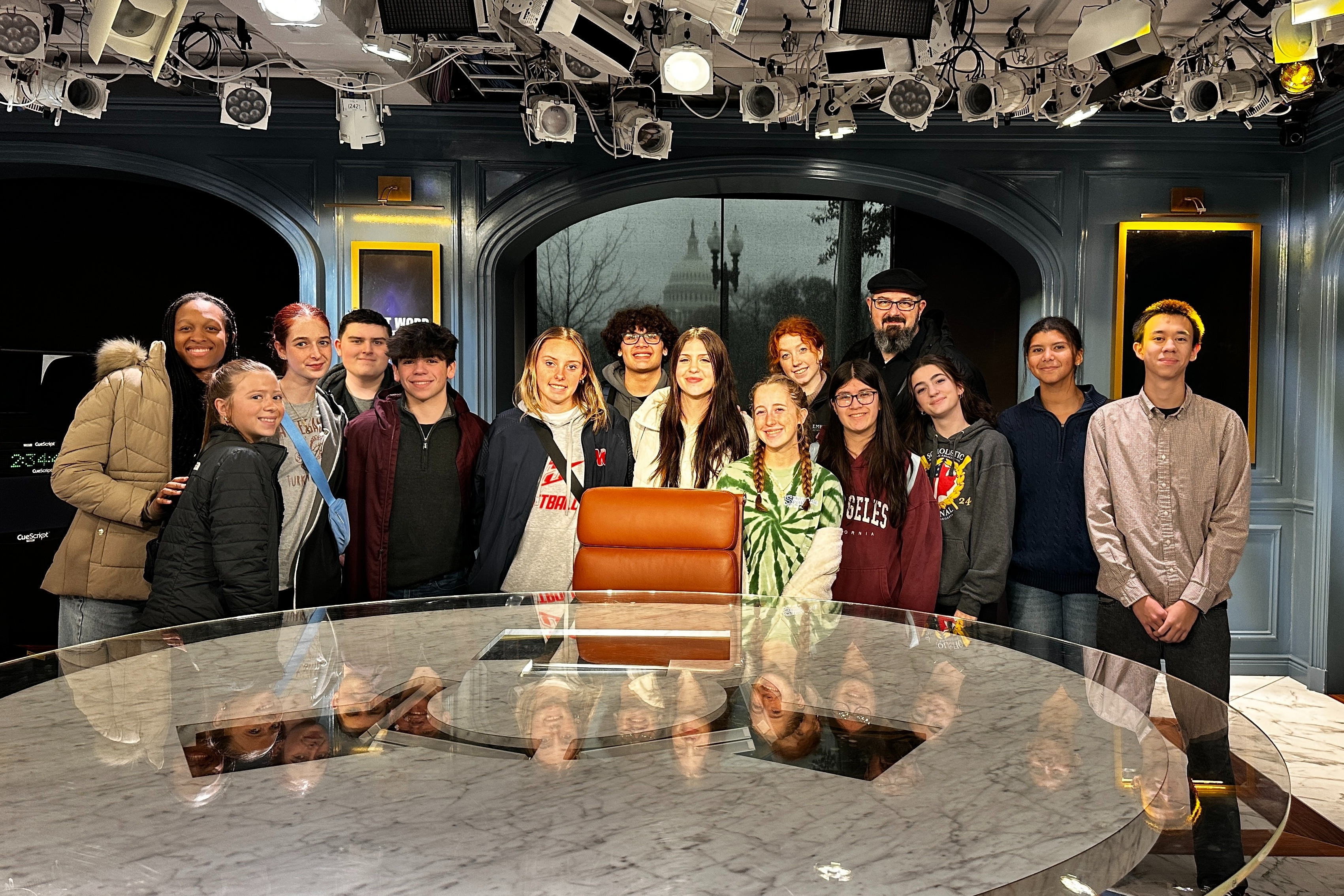 Media Club visits NBC-DC