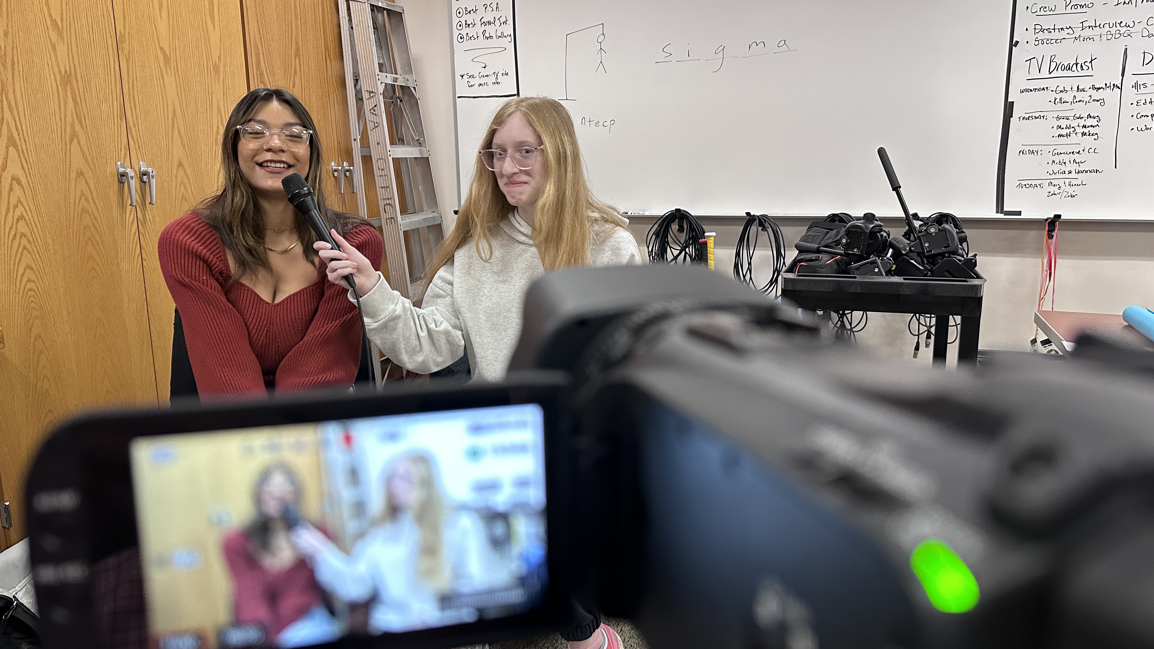 TV Broadcasting - interviewing '23