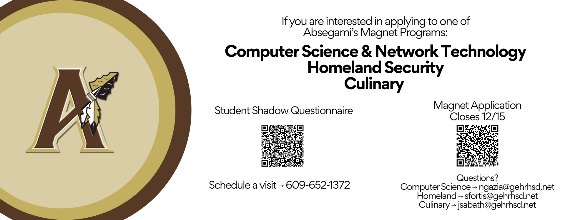 apply to the magnet programs at ahs by 12/15
