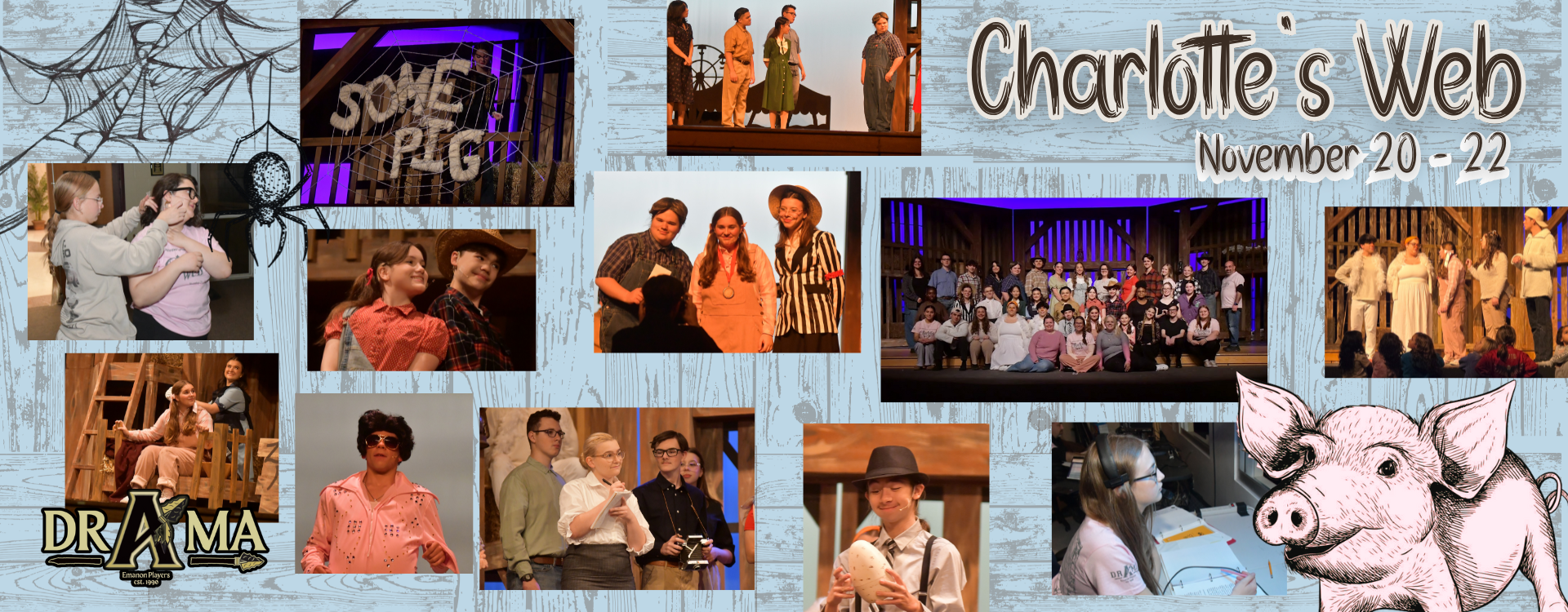 scenes from the play charlottes web