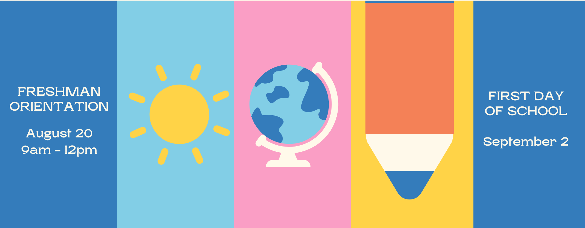 first day of school banner