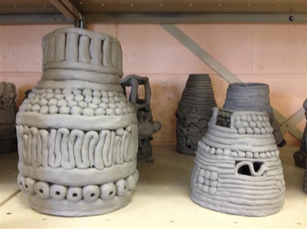 Mud sculptures