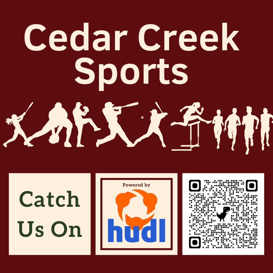 catch us on hudl  https://fan.hudl.com/usa/nj/egg-harbor-city/organization/5296/cedar-creek-high-school