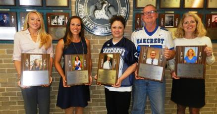 Oakcrest High School Athletic Wall of Fame-Through the Years