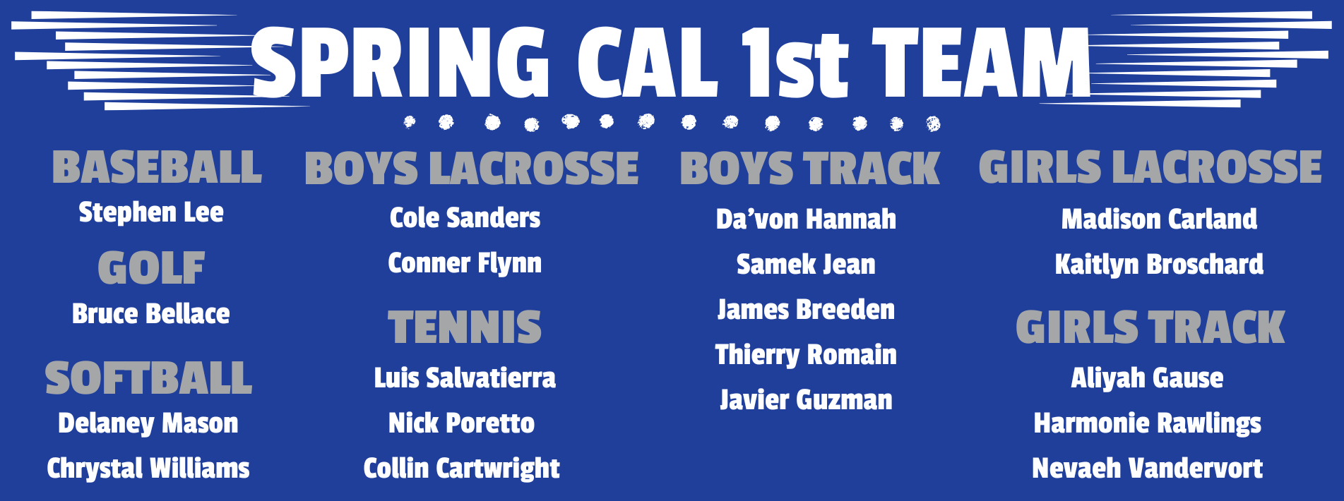 spring cal all stars