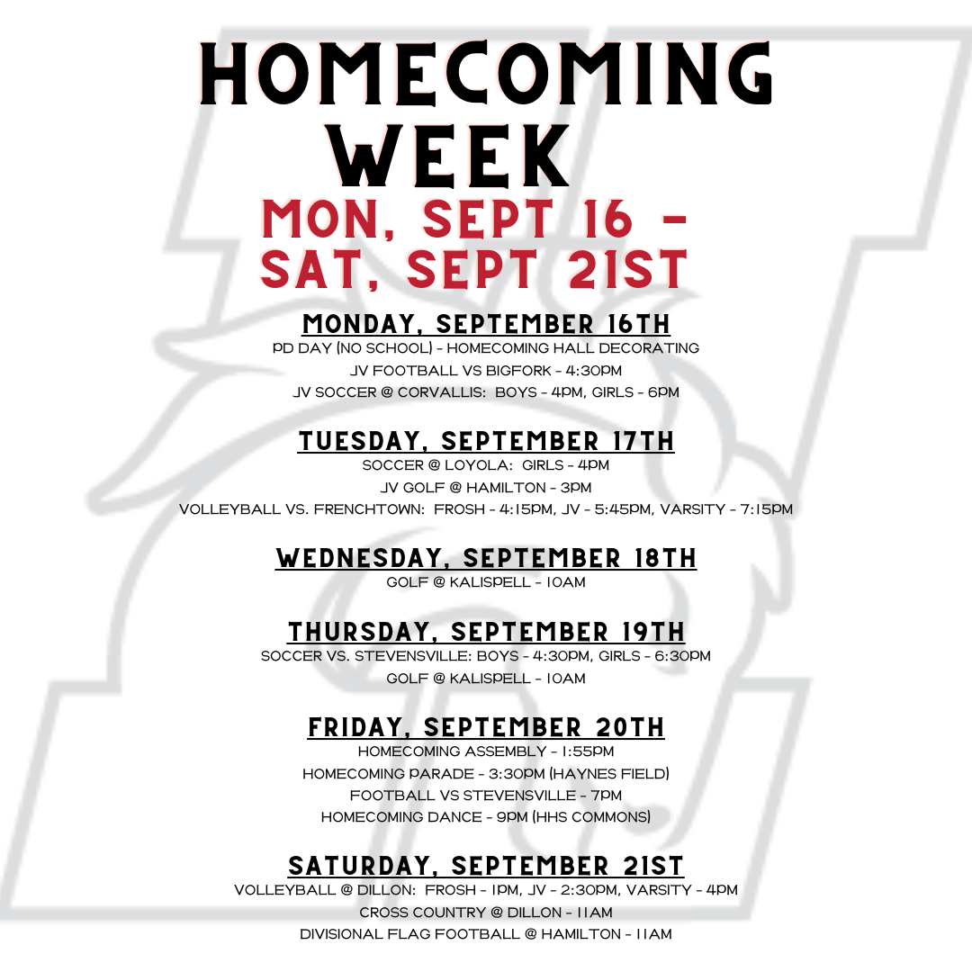 hhs homecoming events week