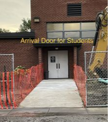 door at Black Hawk to enter for students