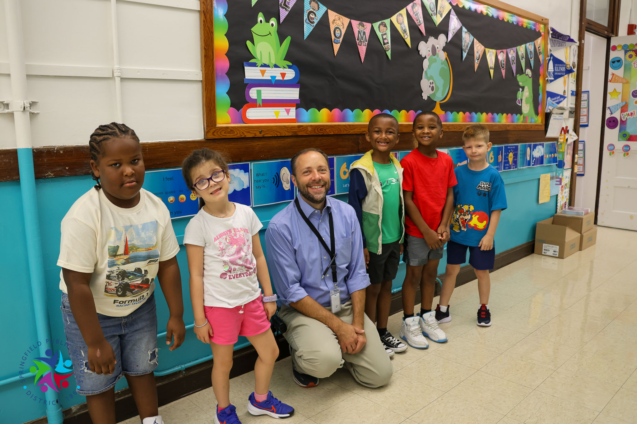 dubois students and principal 