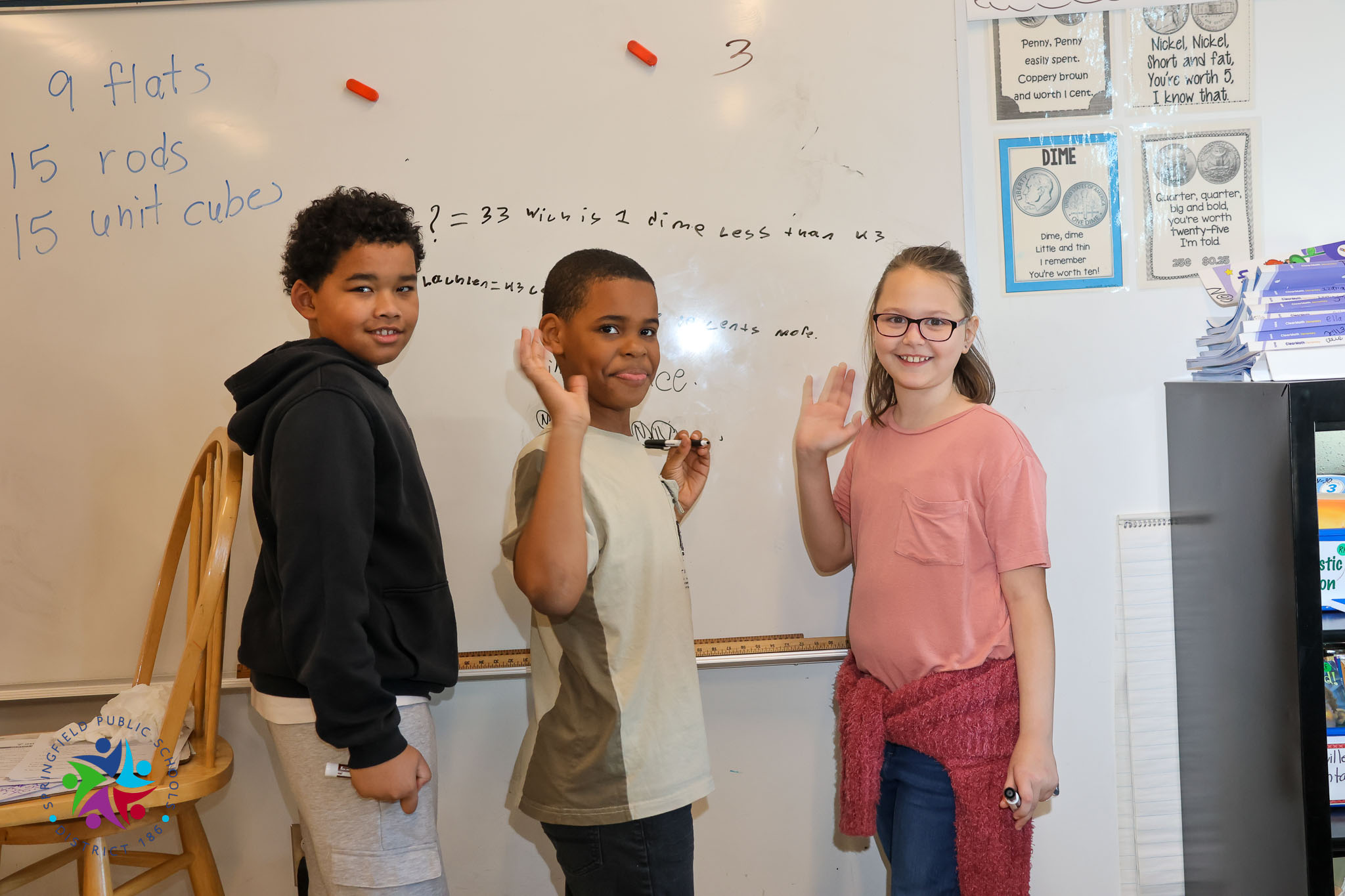 fairview students waving