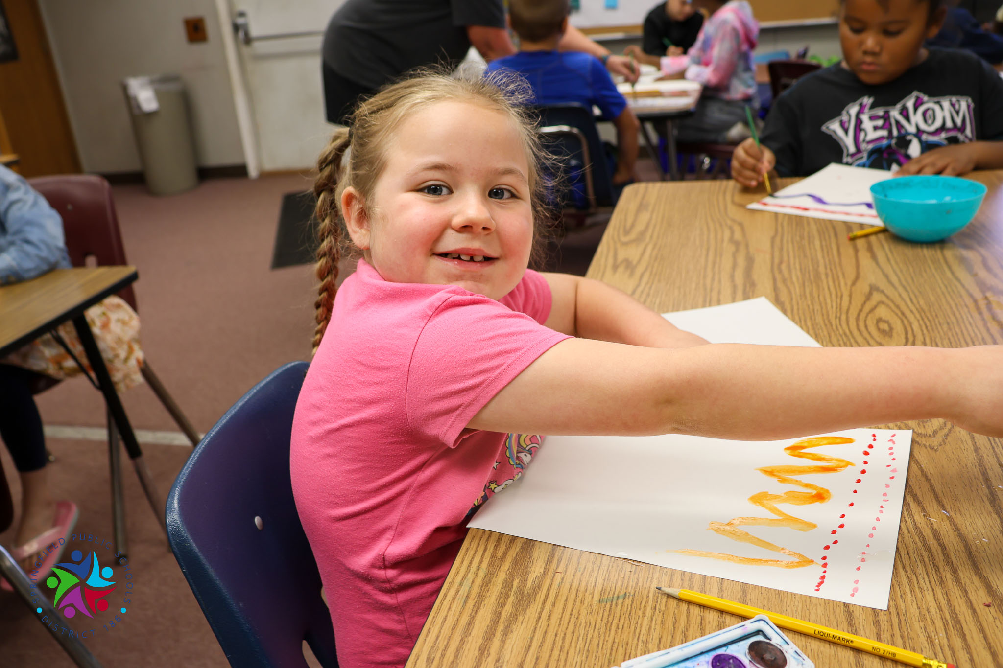 student smiling