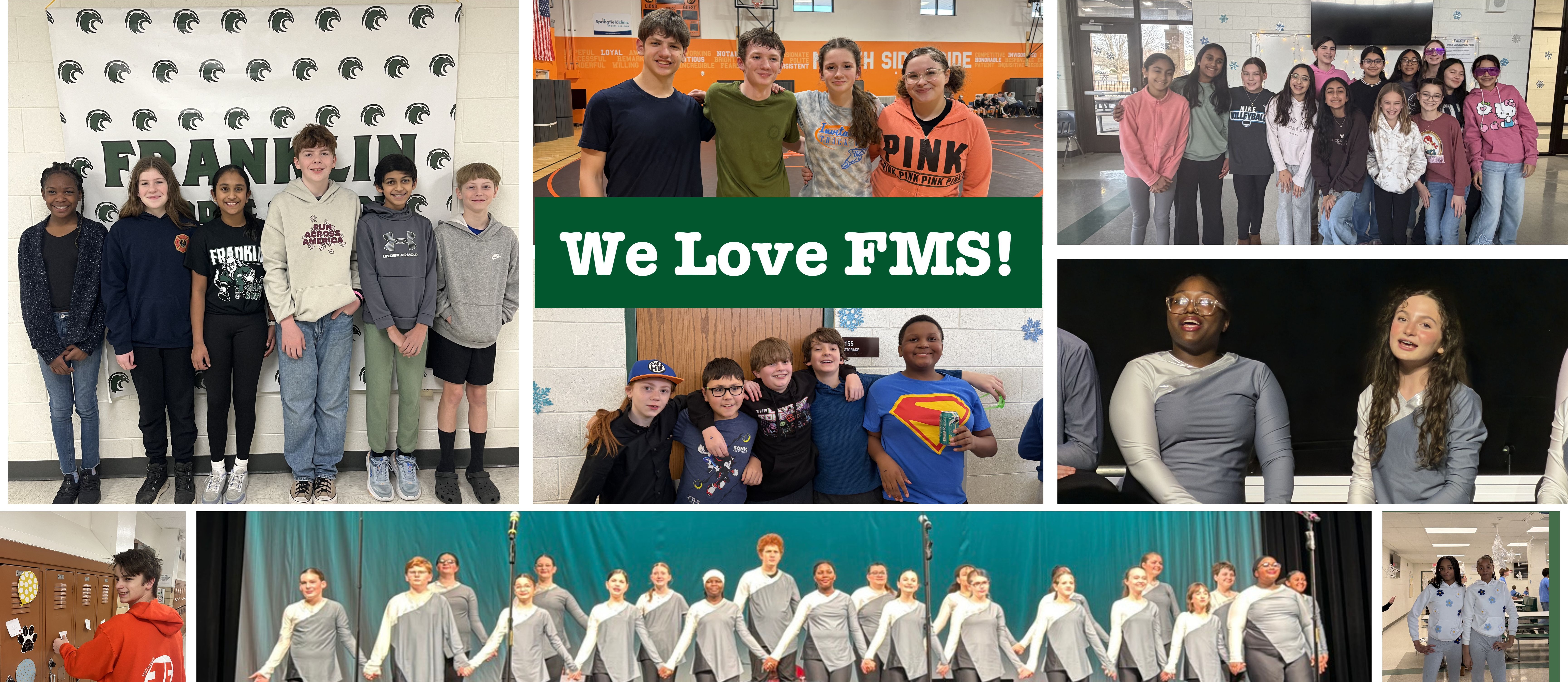 student life photo collage