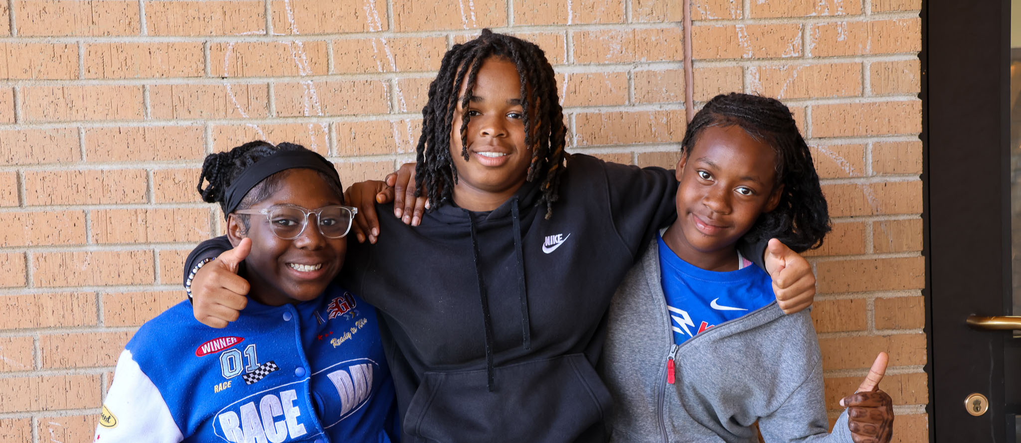 students smiling