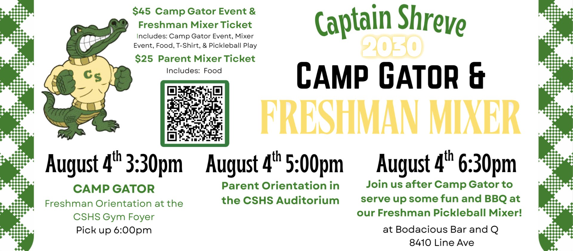 Class of 2030 Camp Gator