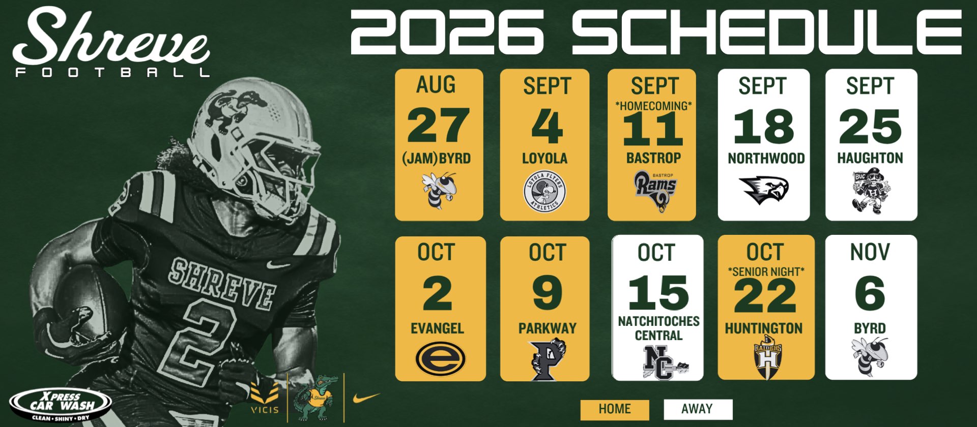 2026 football schedule