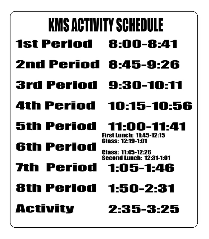 Middle School Bell Schedule Keithville Elementary Middle
