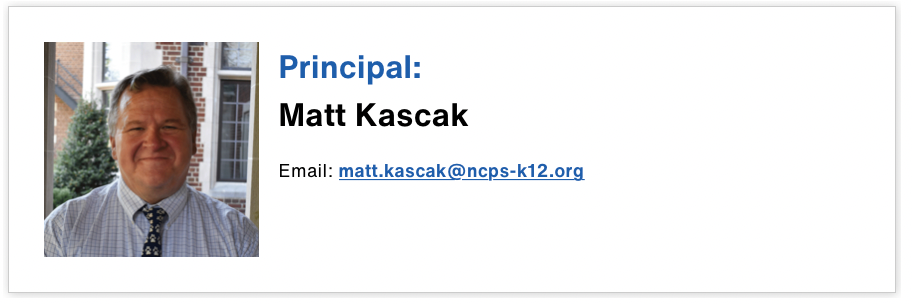principal Matt Kascak