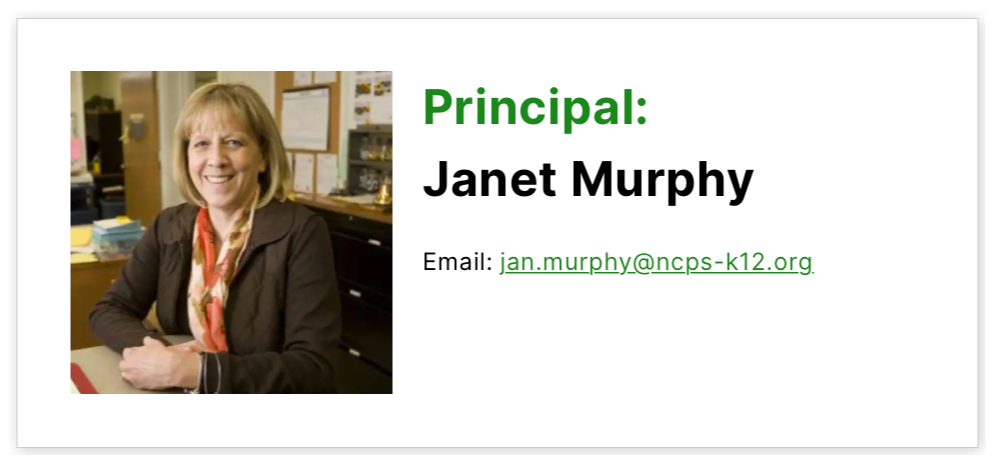 principal Janet Murphy