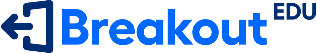 BreakoutEDU logo with text that reads Breakout EDU