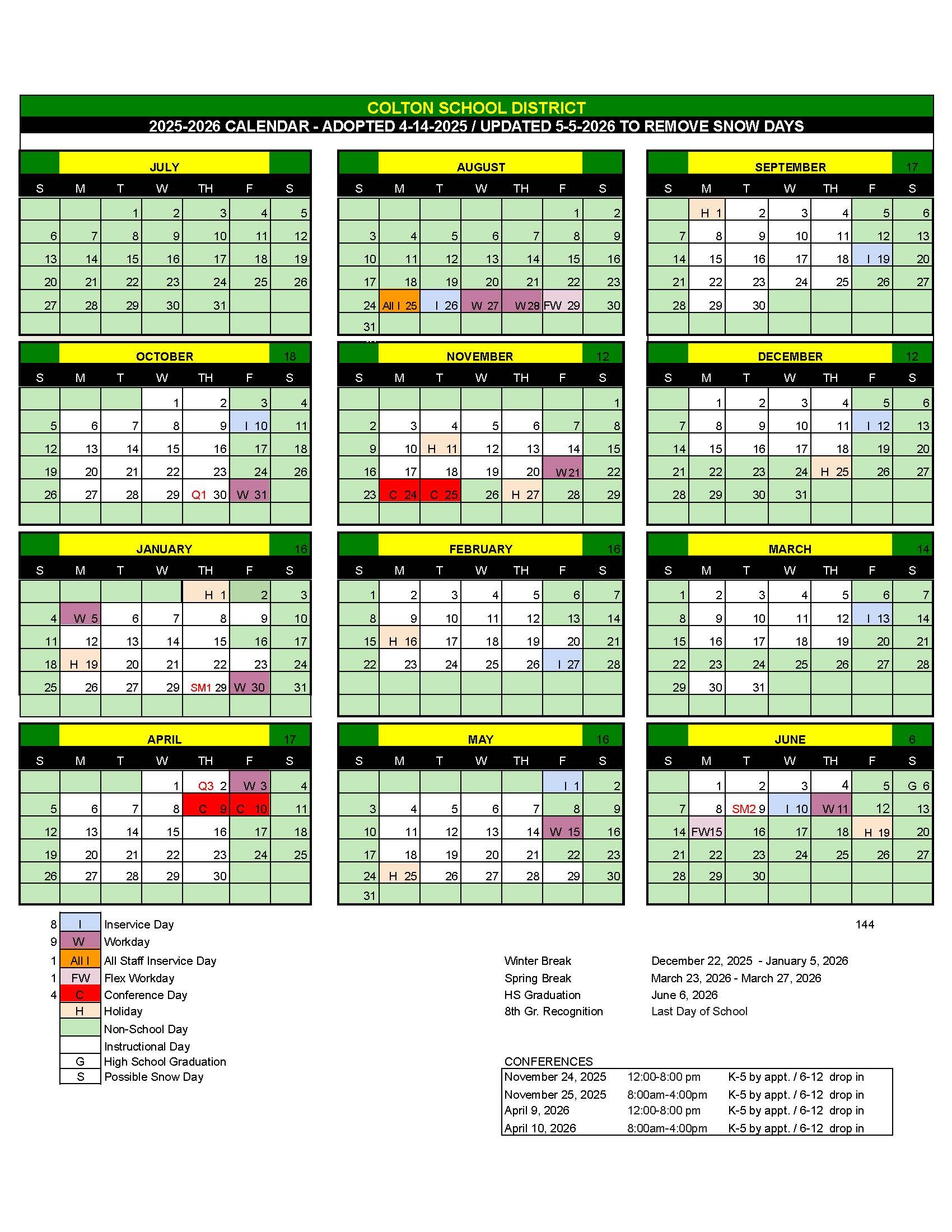 2025-2026 Calendar
