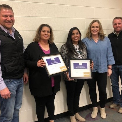 Imelda Zamora and Yesenia Hernandez - Employee of the Month