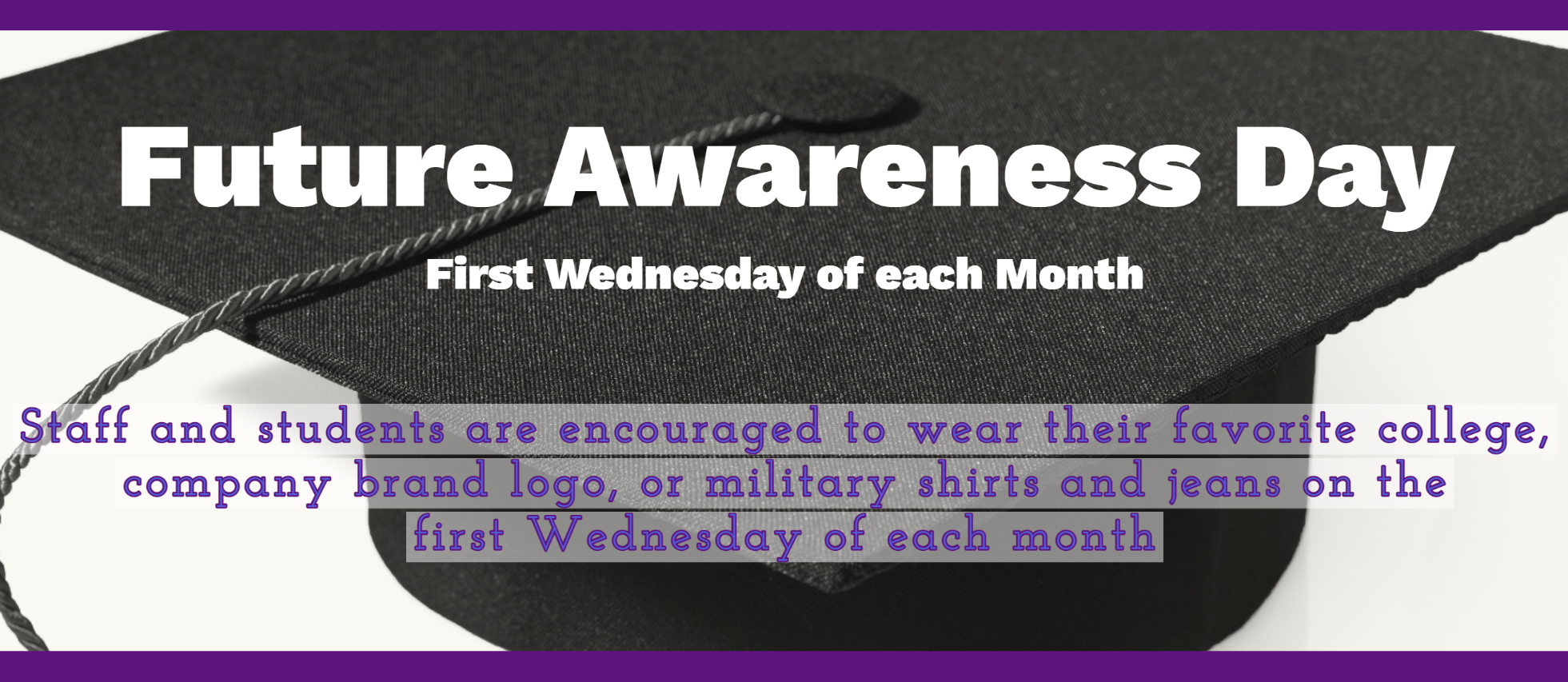 Future Awareness Day - 1st Wednesday of the month