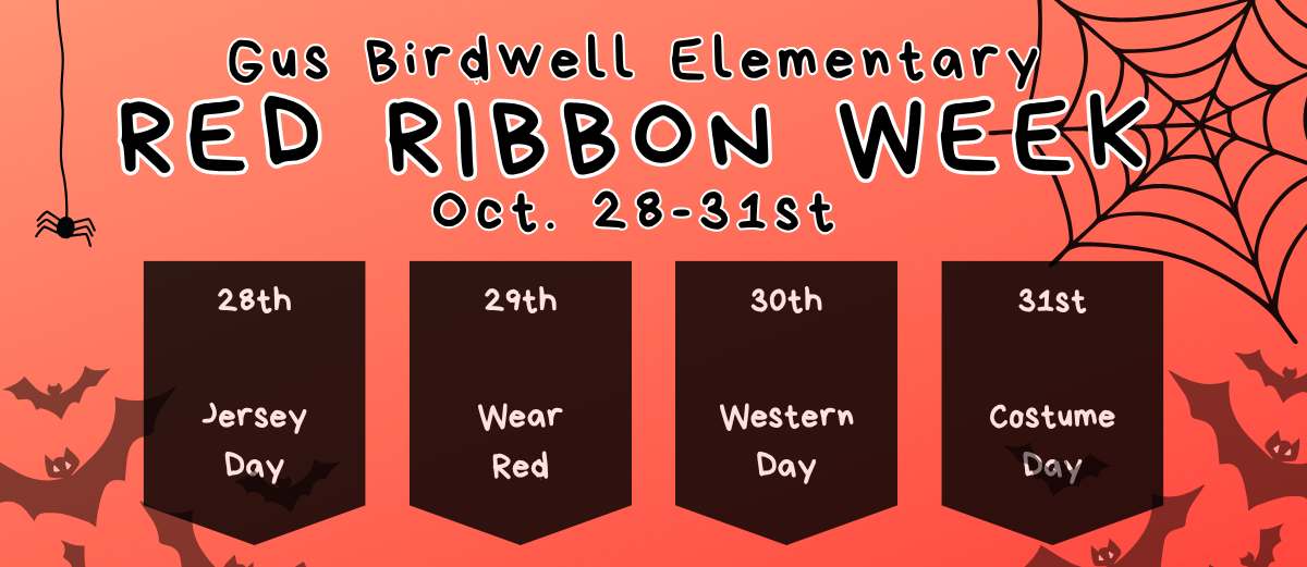 Red Ribbon Week @ GBE Oct. 28-31st
