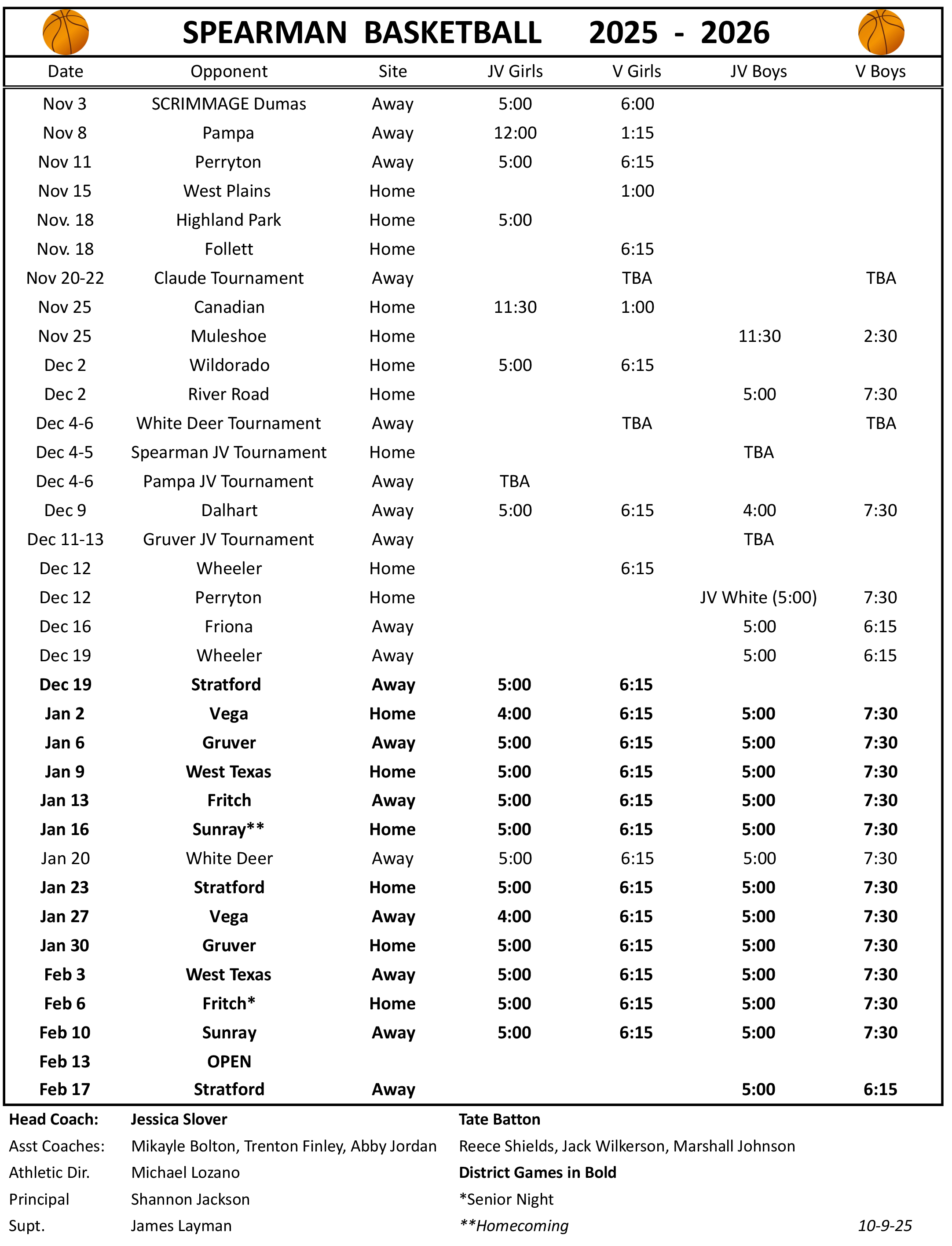 25-26 BB schedule