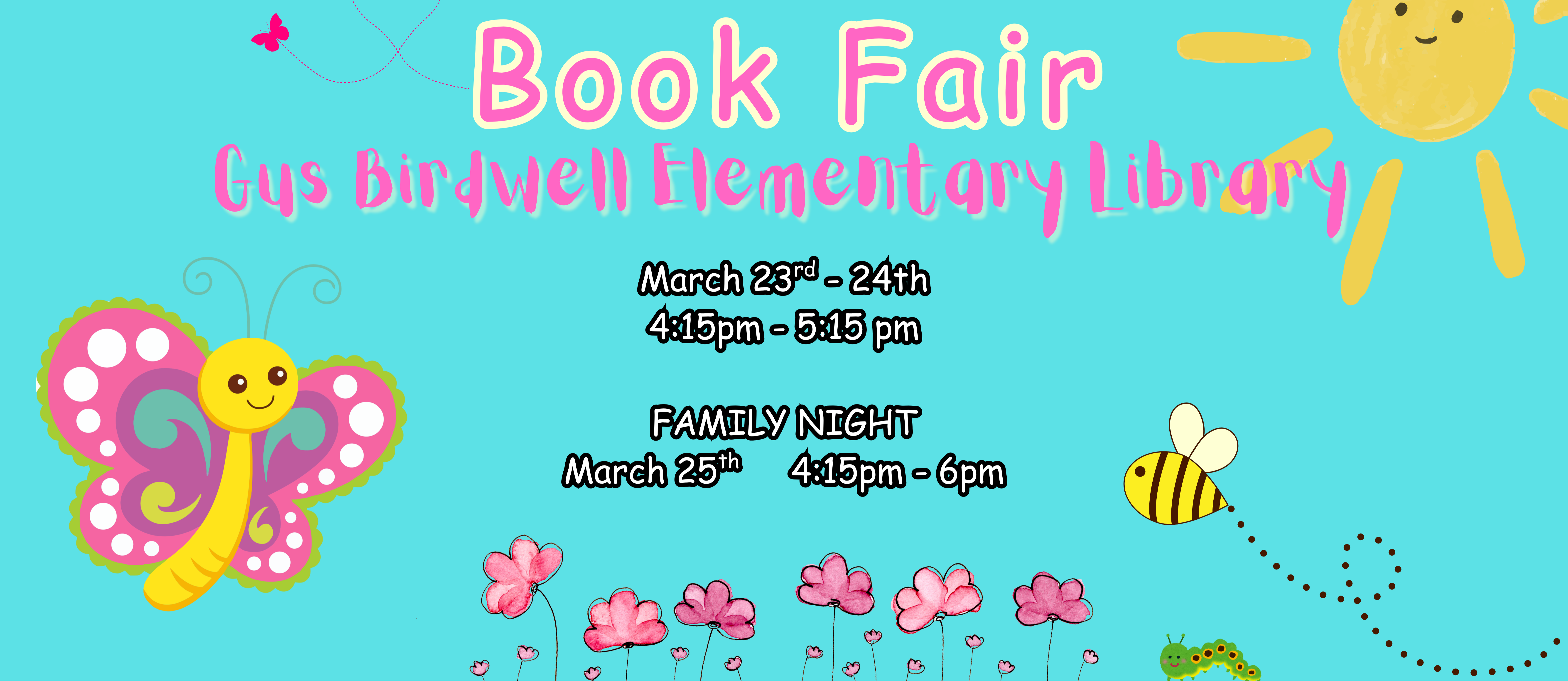GBE Book Fair March 23-25