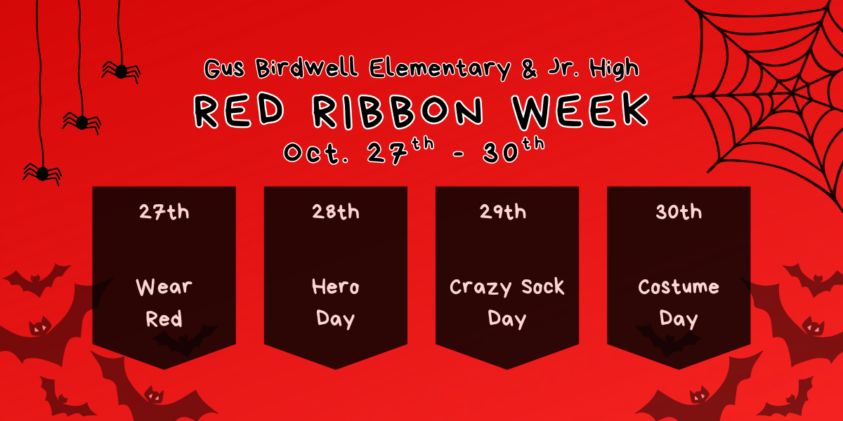Red Ribbon Week @ GBE &amp; SJH Oct. 27-30