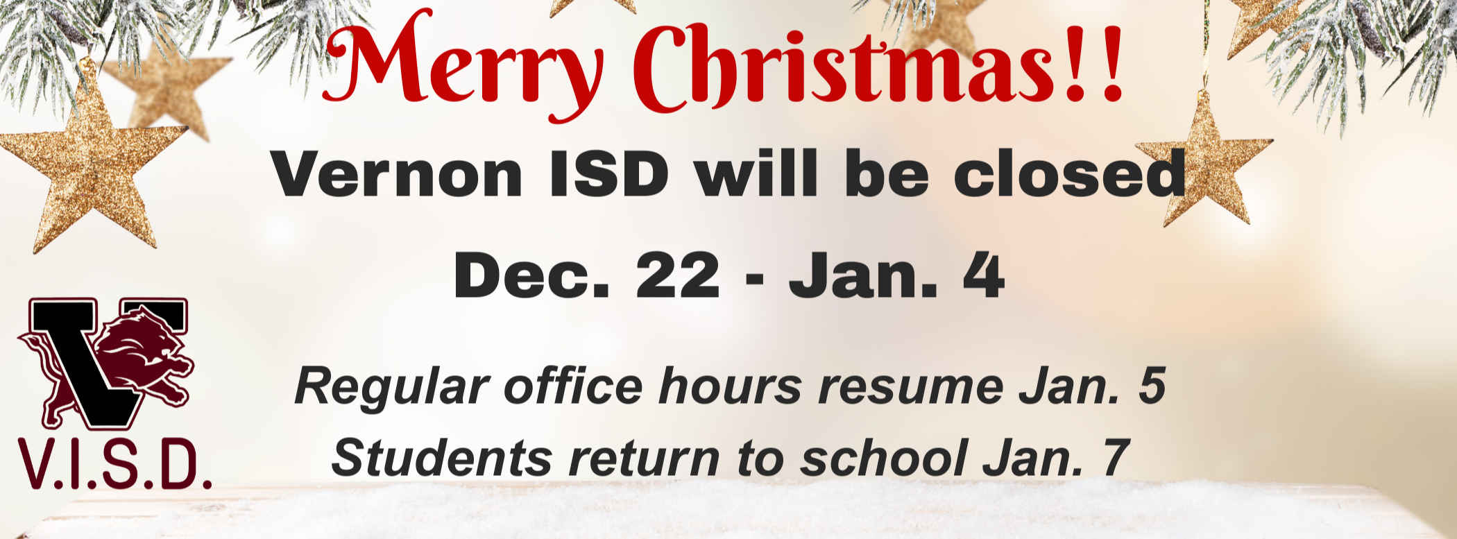 merry christmas district