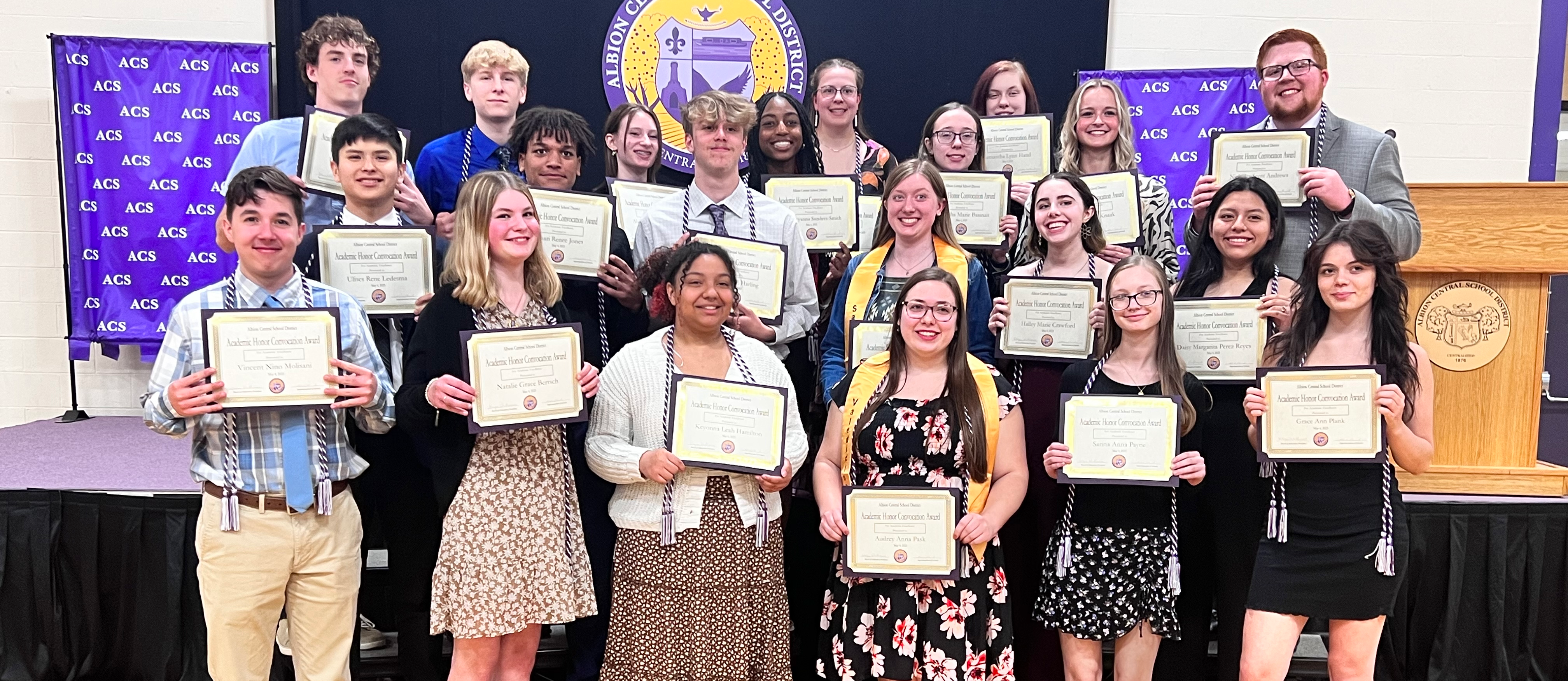 academic honors seniors