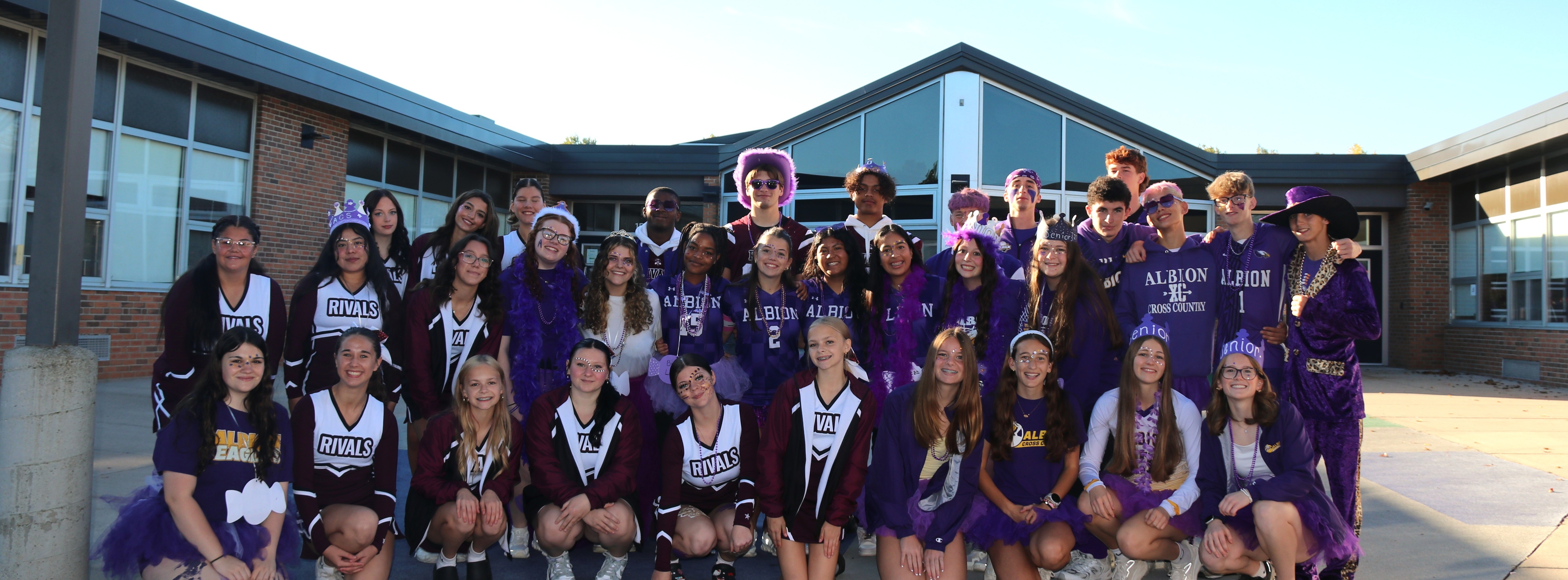 homecoming group photo