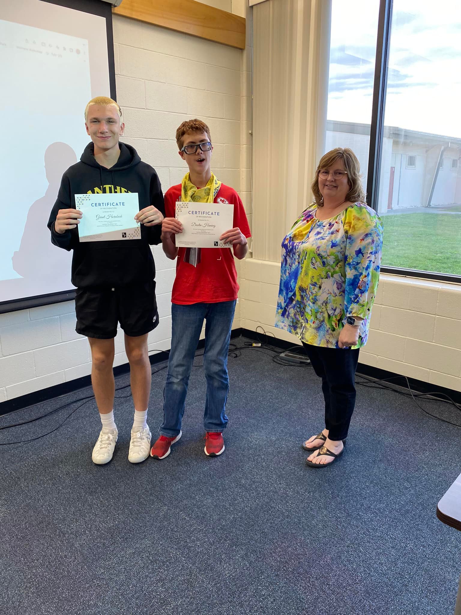 Special Olympics award recognition