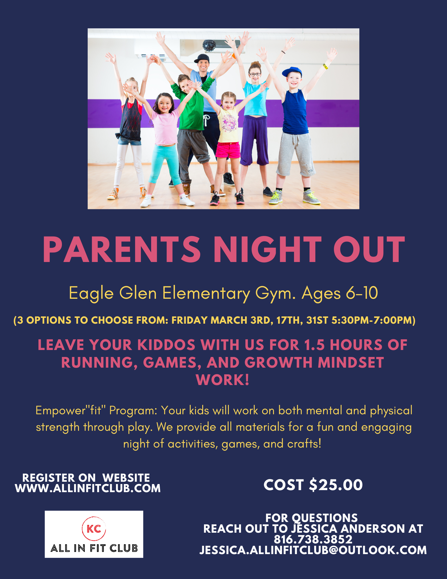 Parents Night Out Flyer