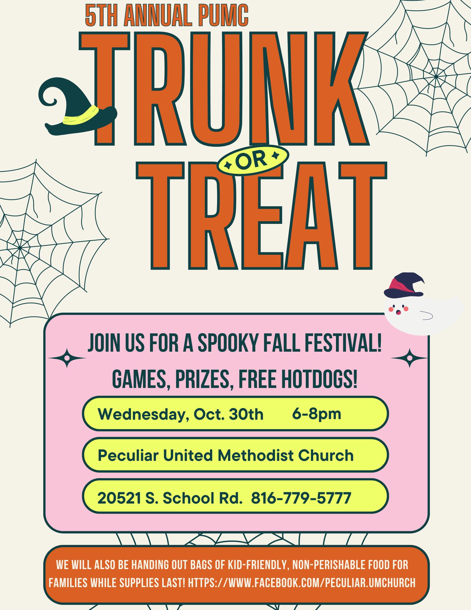 Trunk or Treat flyer