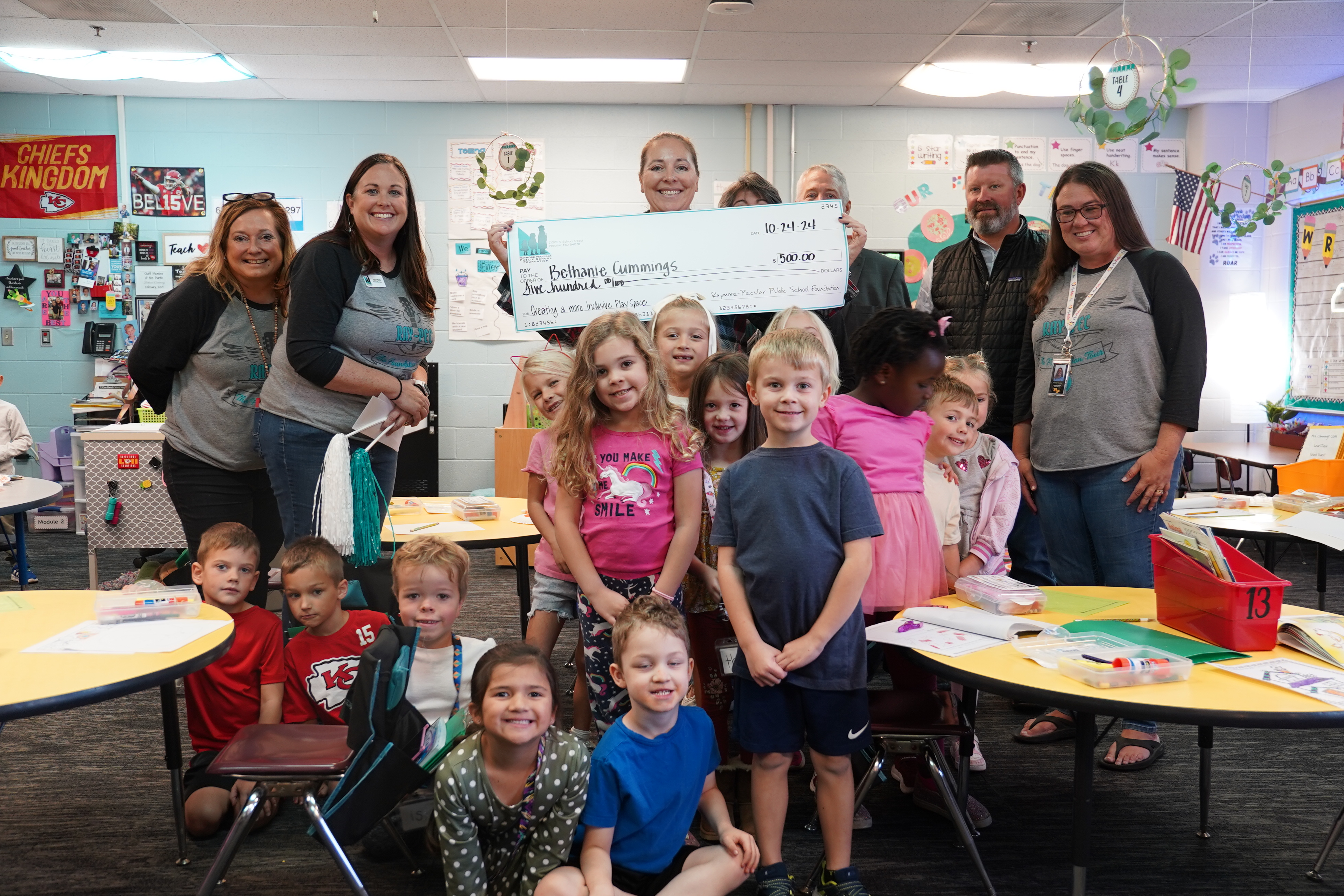 Timber Creek Teacher Bethanie Cummings received a grant