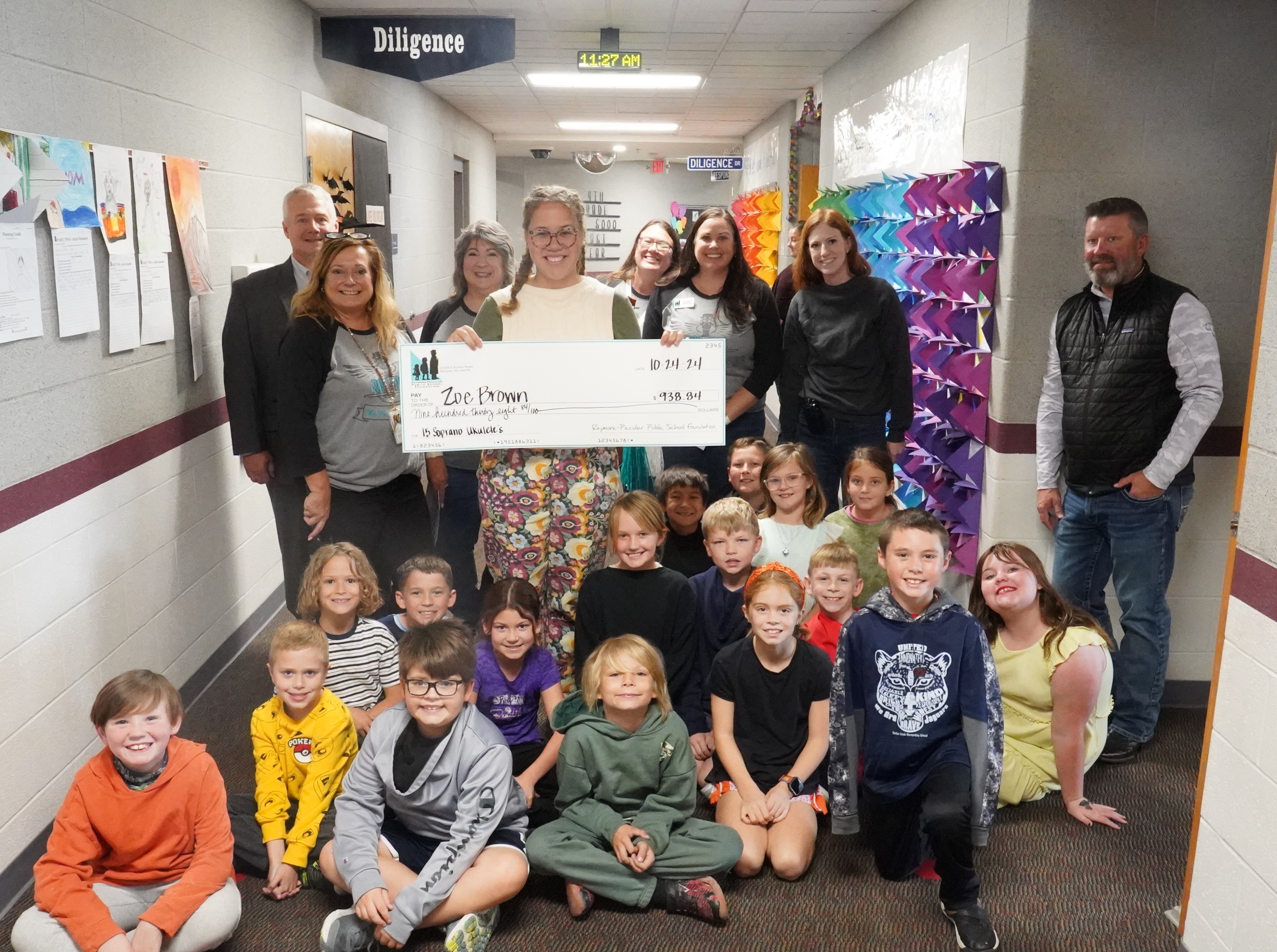 Timber Creek Music Teacher Zoe Brown received a grant