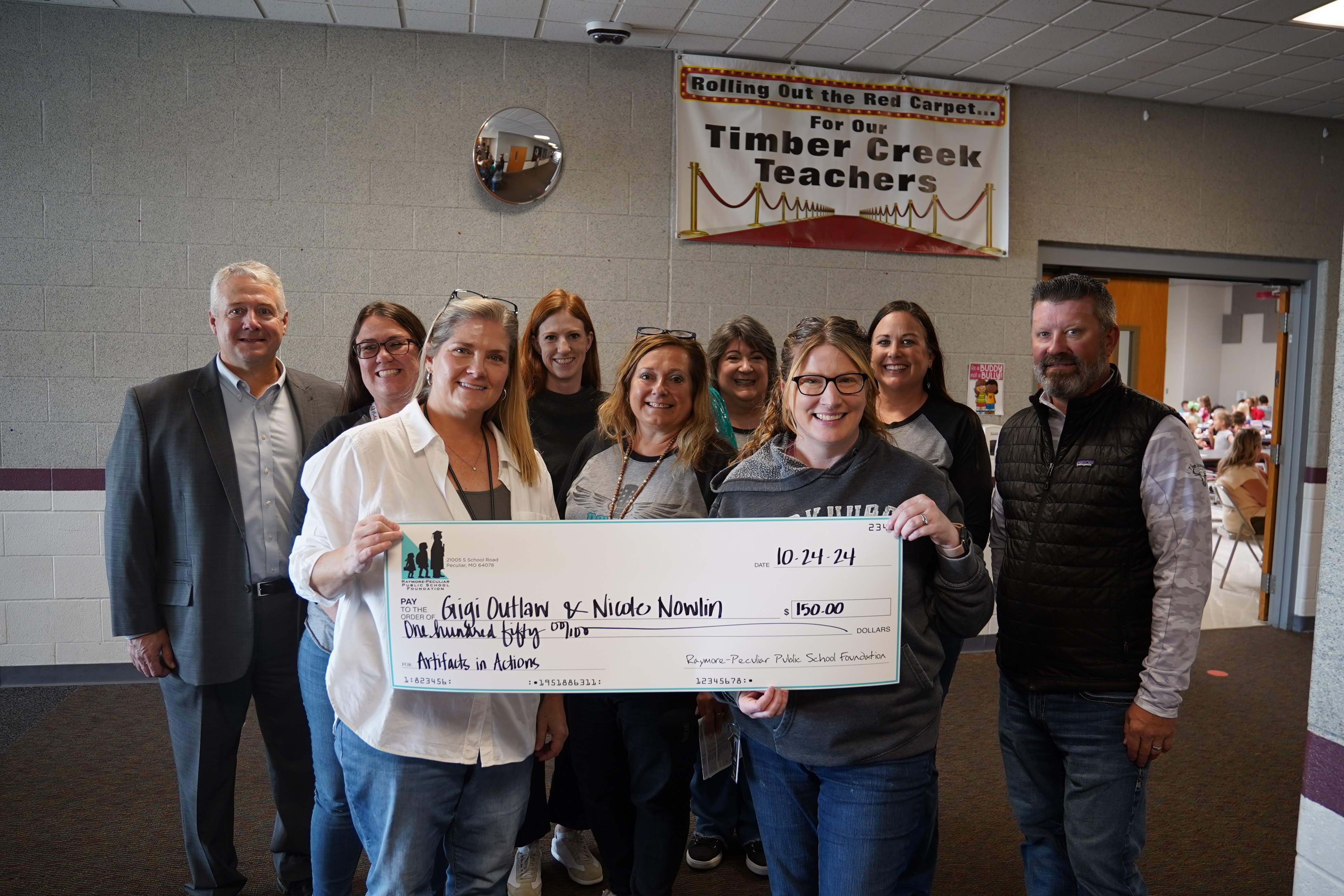 Timber Creek Teachers Gigi Outlaw and Nicole Nowlin received a grant for Artifacts in Action