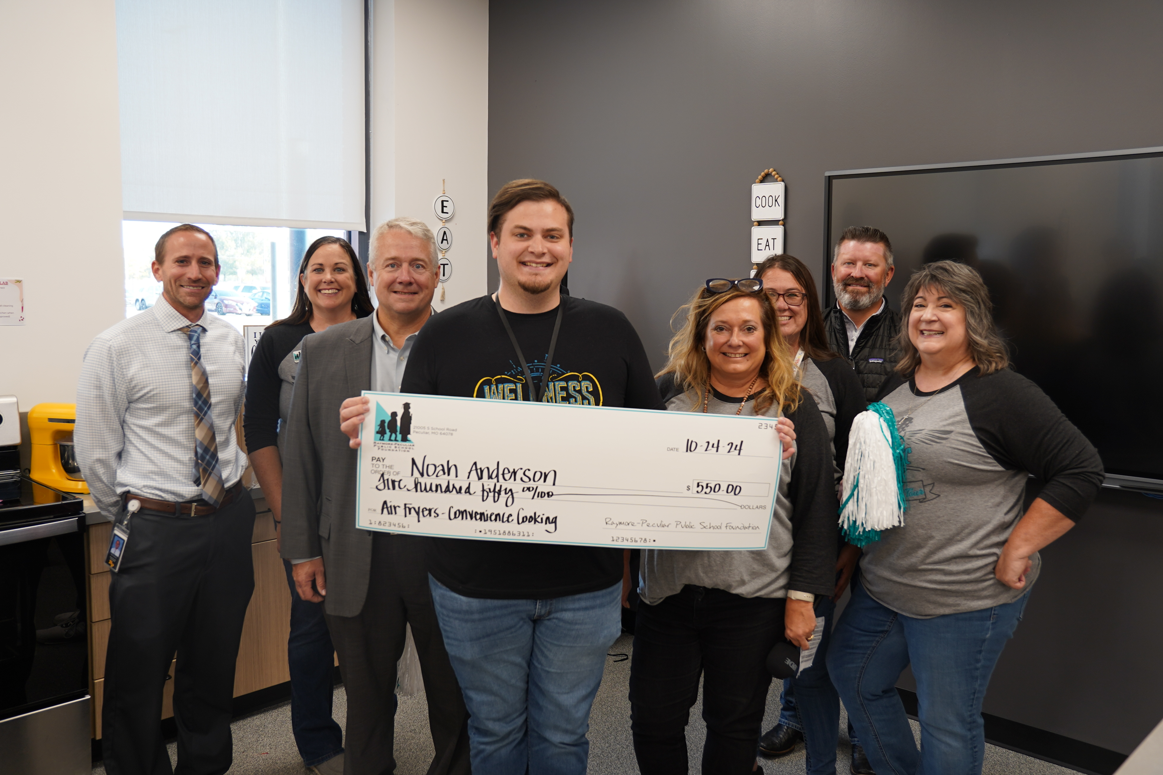 FACS Teacher Noah Anderson received a grant