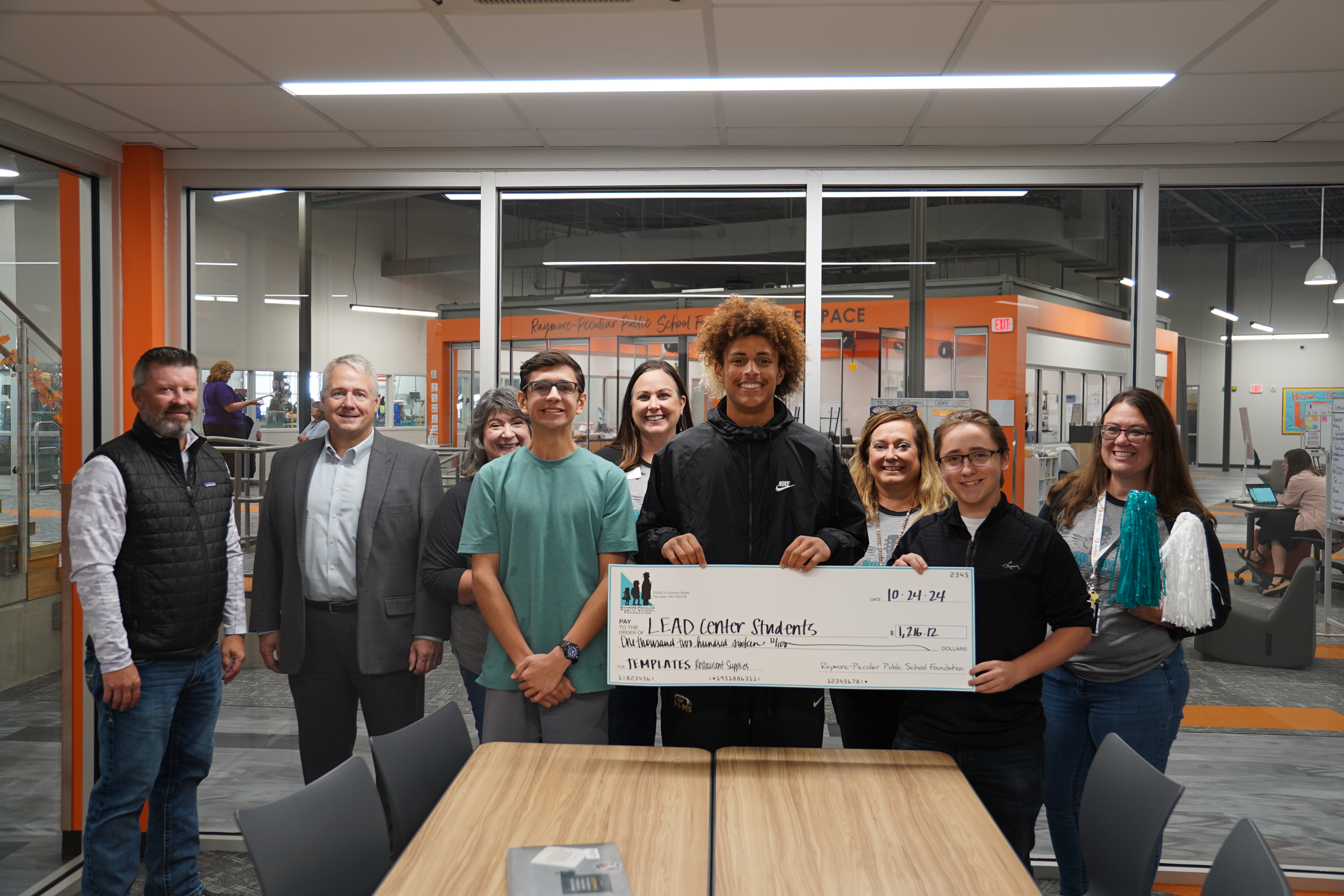 LEAD Center students received a grant