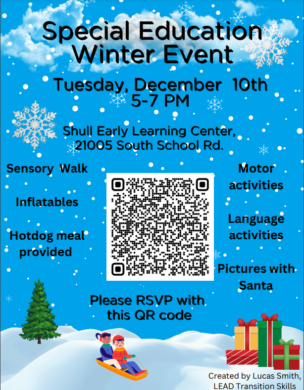 Winter Event flyer