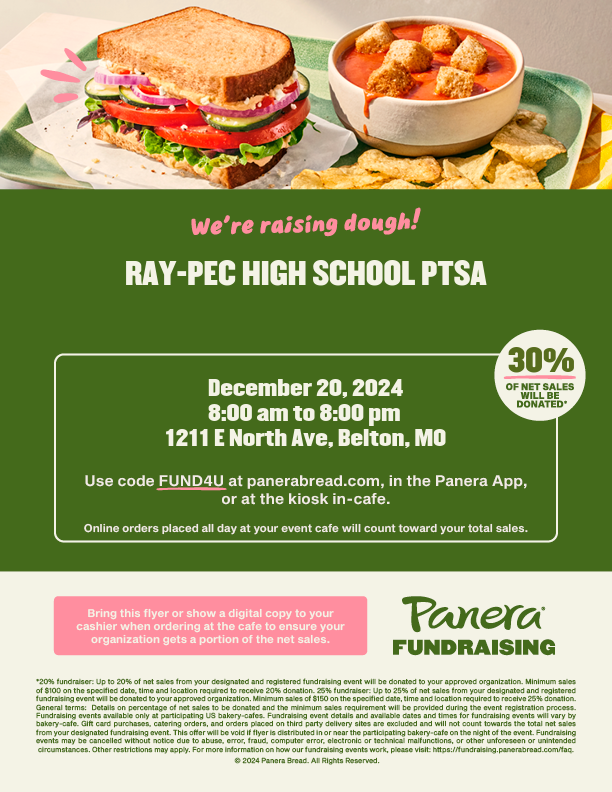 Panera High School Fundraiser