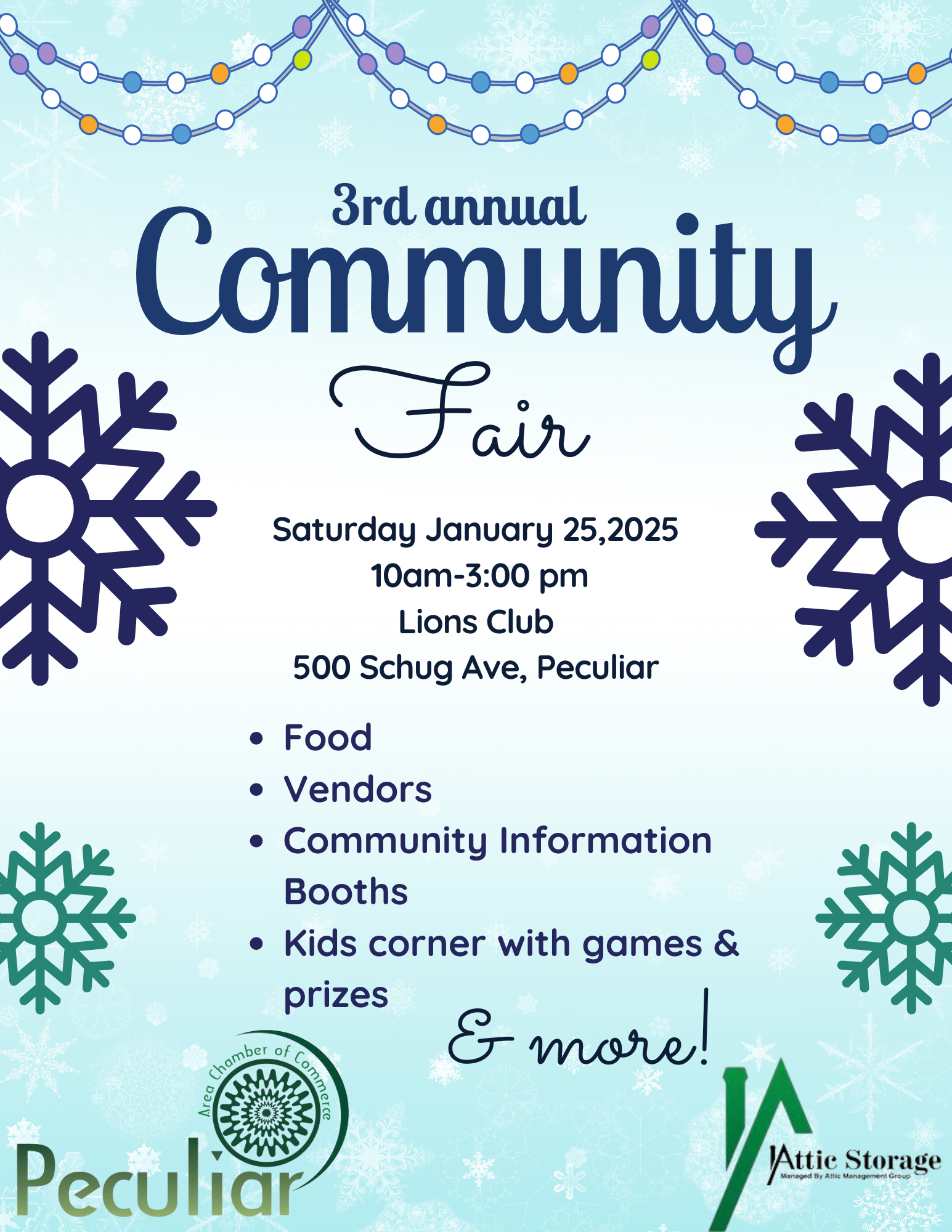 Peculiar Community Fair flyer