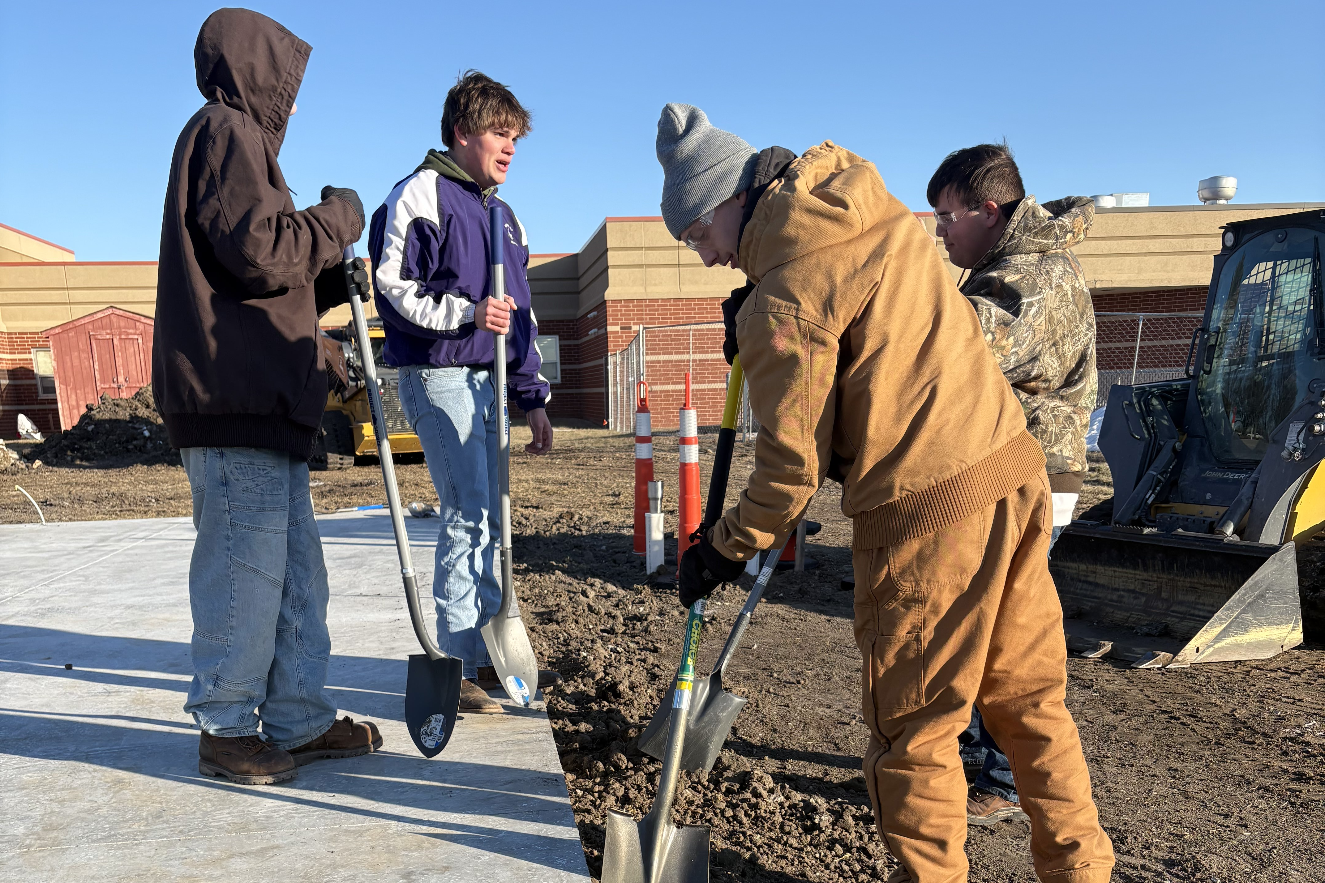 HEO LEAD Program students working on Integrated Learning House