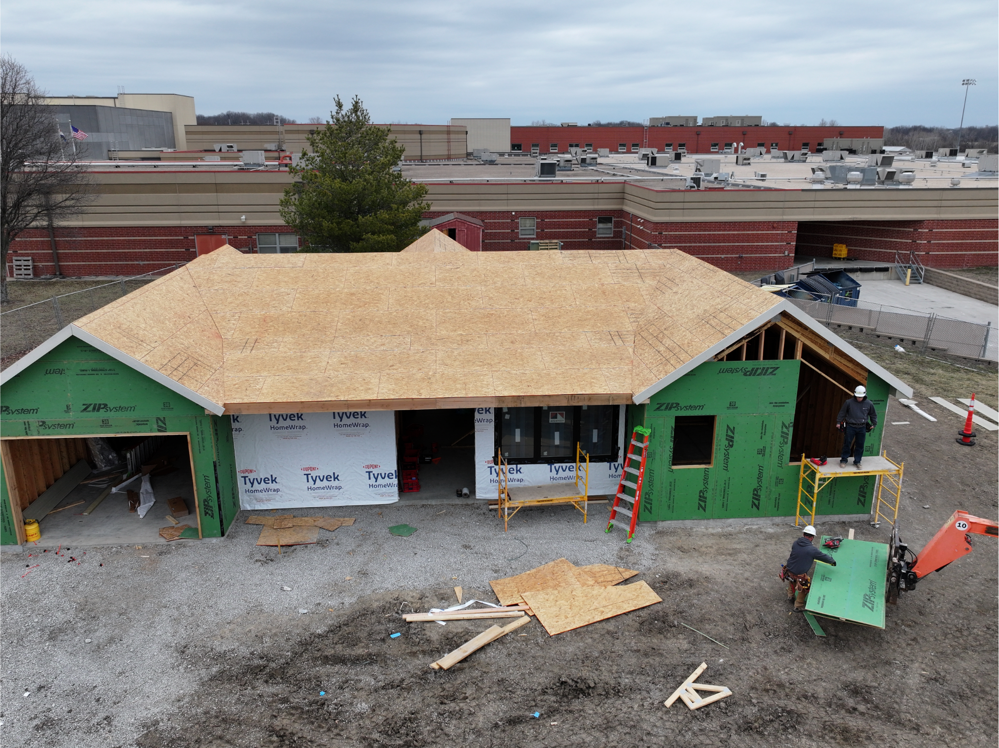 Integrated Learning House roof