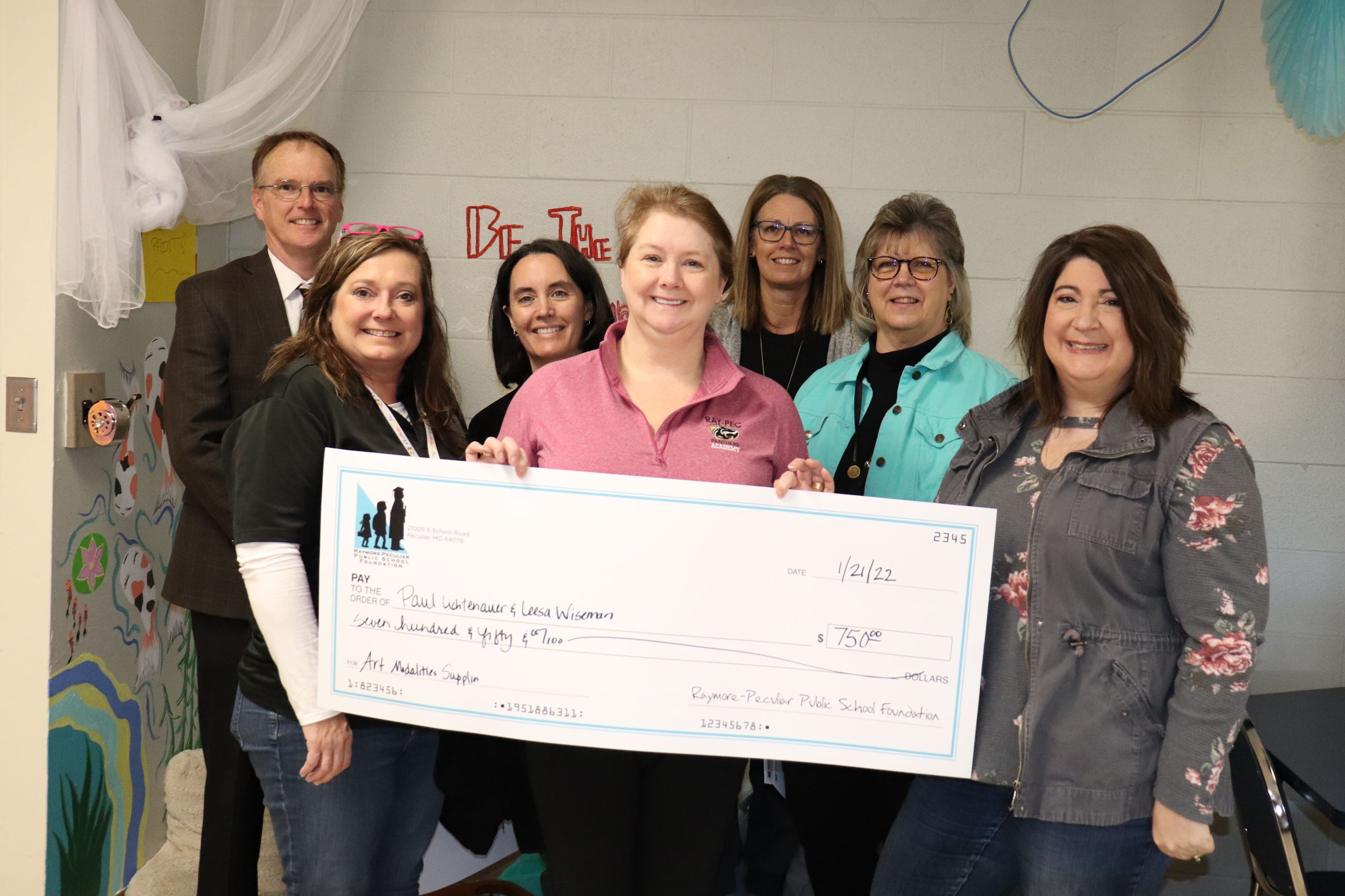 Grant to purchase art supplies