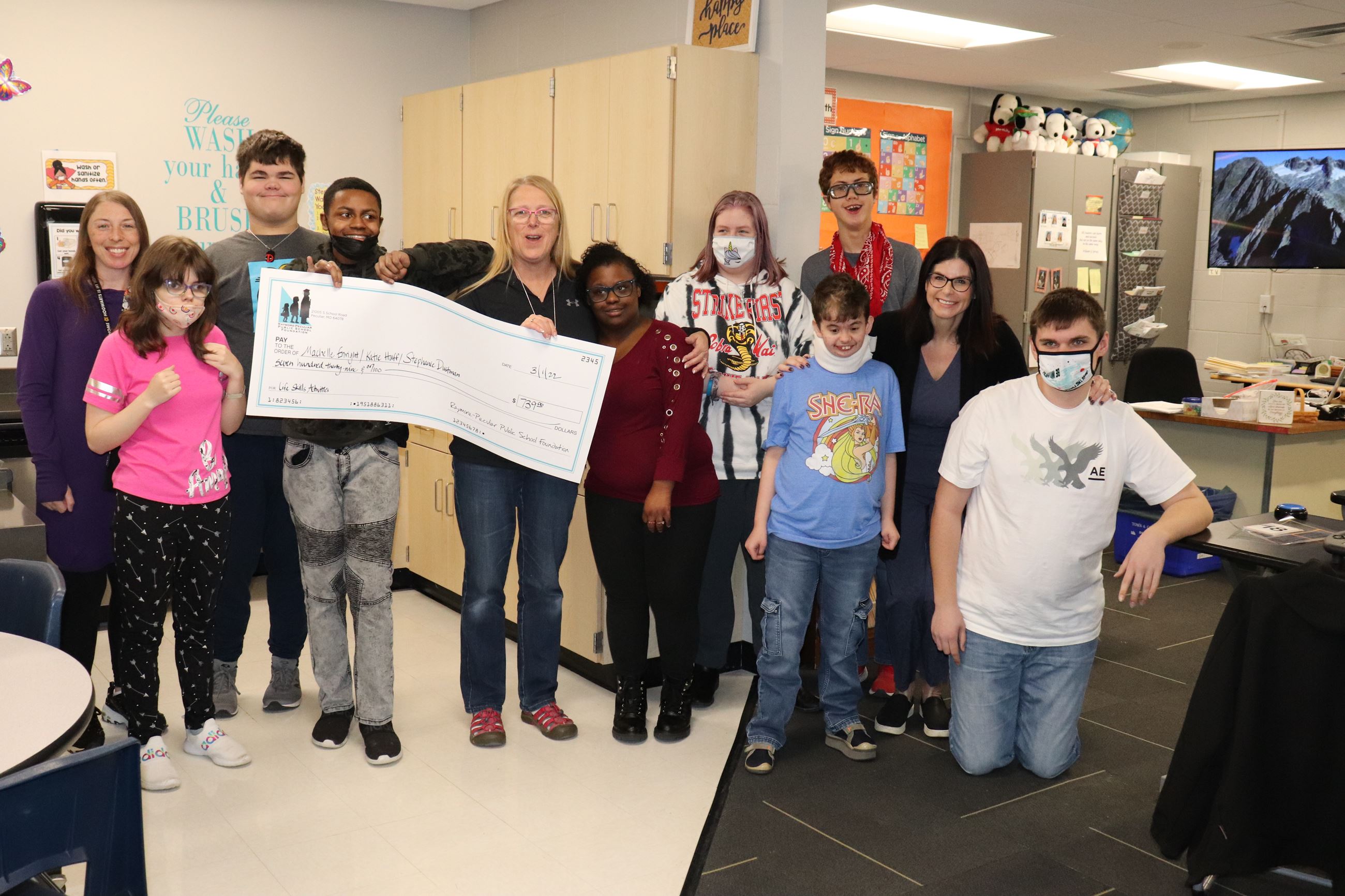 Grant to purchase resources for Life Skills students