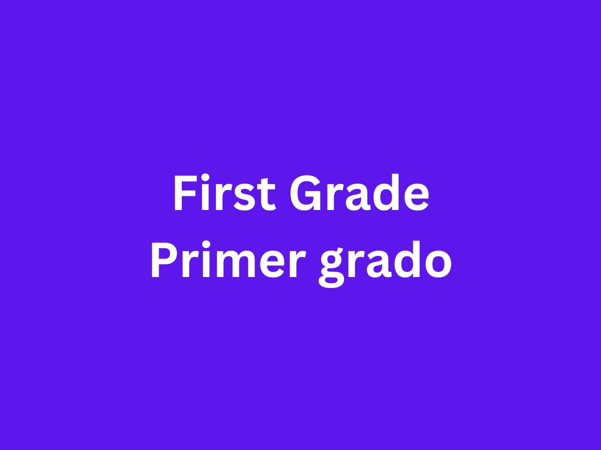 First Grade